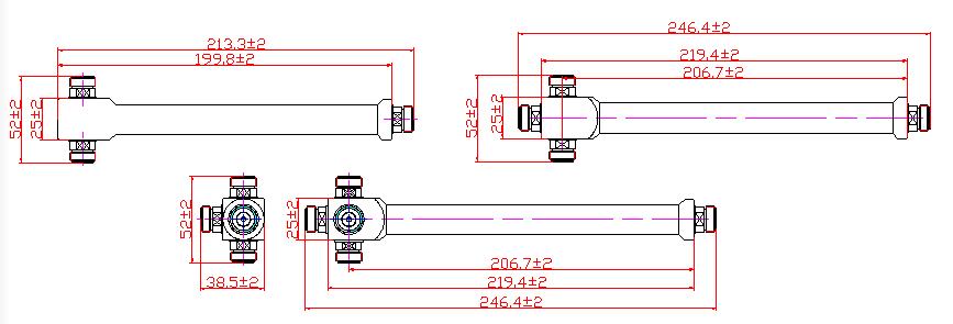 Specifications of 2-Way Power Splitter